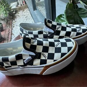 Vans Stacked Checkered slip on
